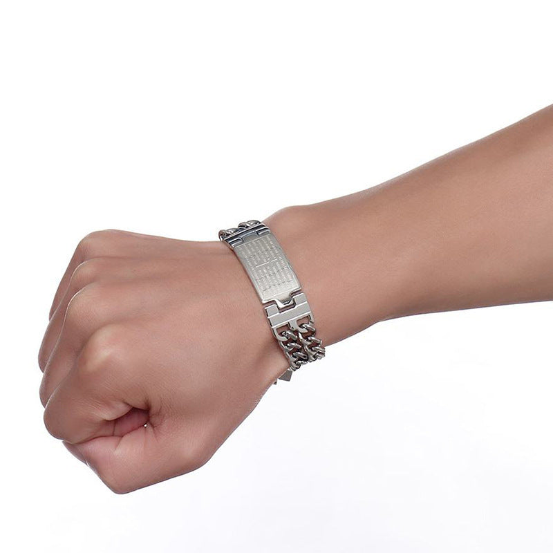 Noxypera Titanium Steel Men's Bracelet