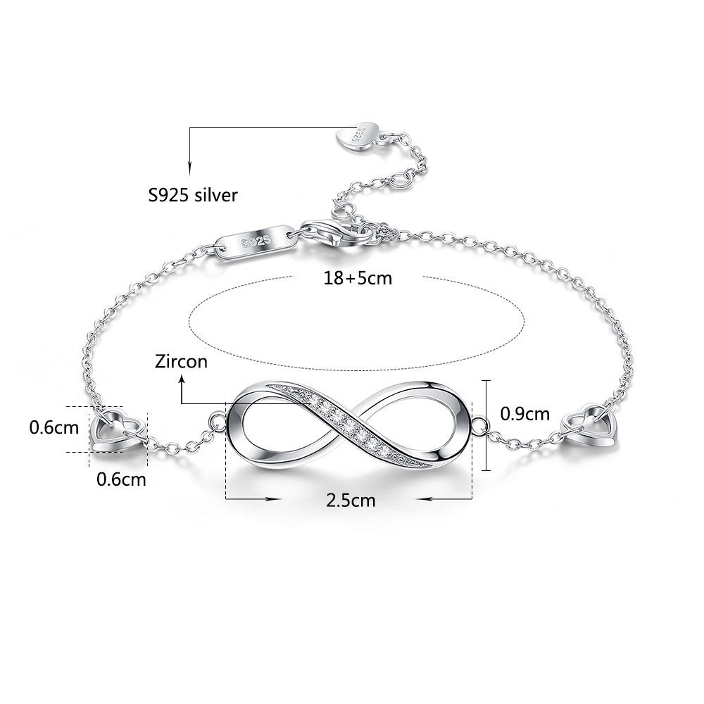 Noxypera 925 Sterling Silver 8 Bracelet