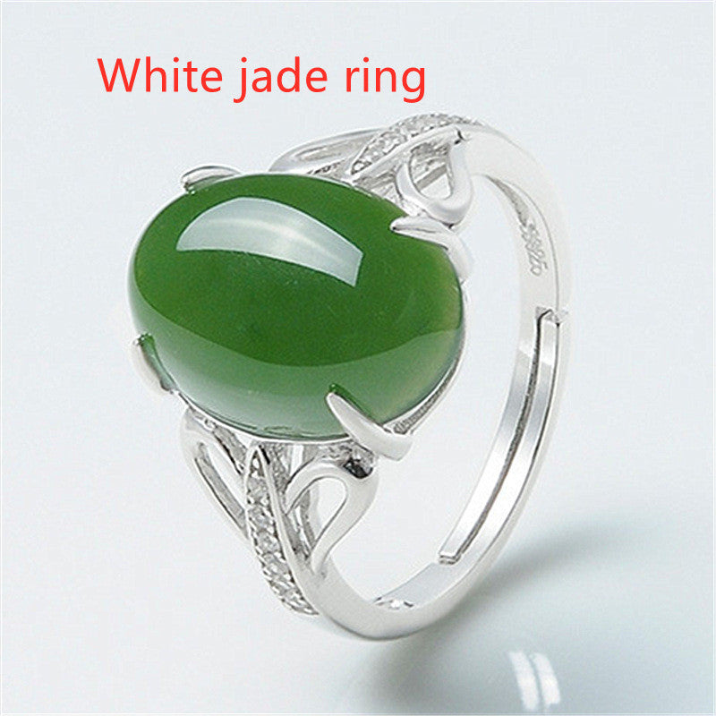 Noxypera Green Agate Ring