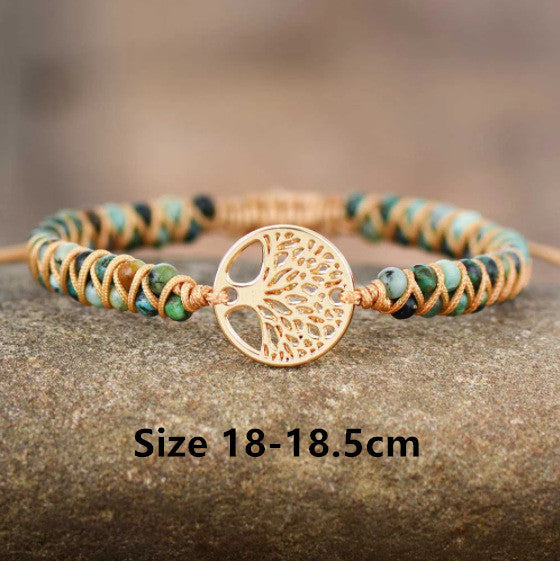 Noxypera Natural Agate Beads Bracelet