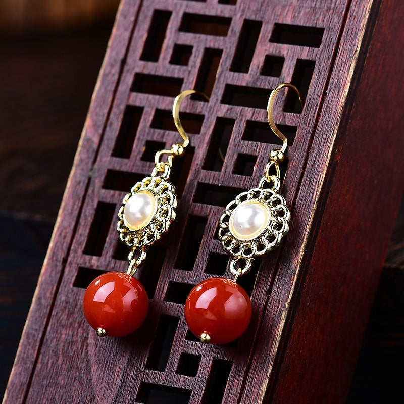 Noxypera Red Agate Eardrops