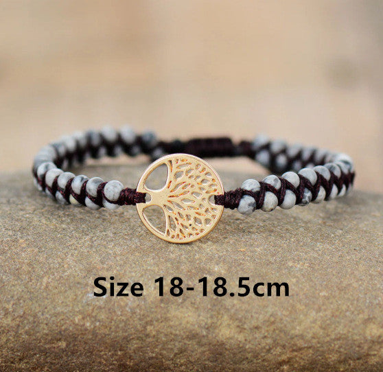 Noxypera Natural Agate Beads Bracelet