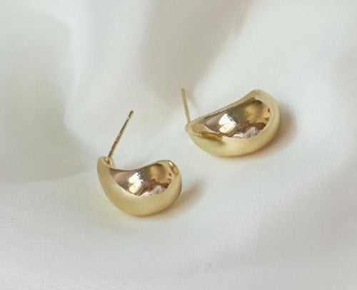 Noxypera Metal Water Drop Earrings