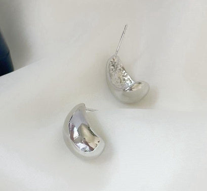 Noxypera Metal Water Drop Earrings