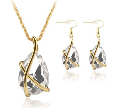 Noxypera Pendant Necklace Earrings Set