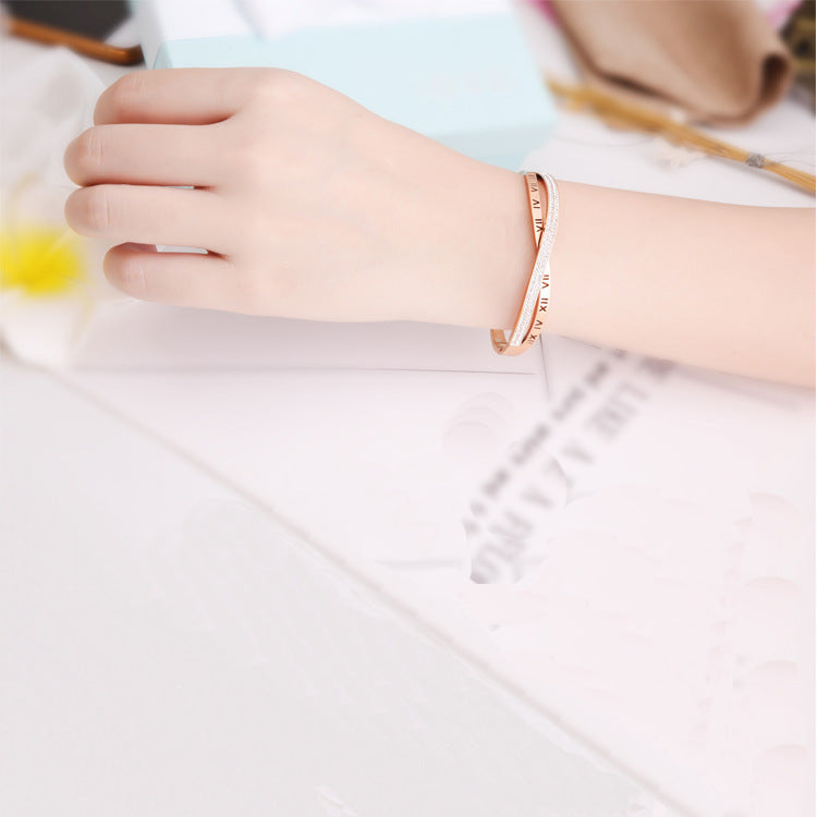 Noxypera Titanium Steel Diamond Bracelet