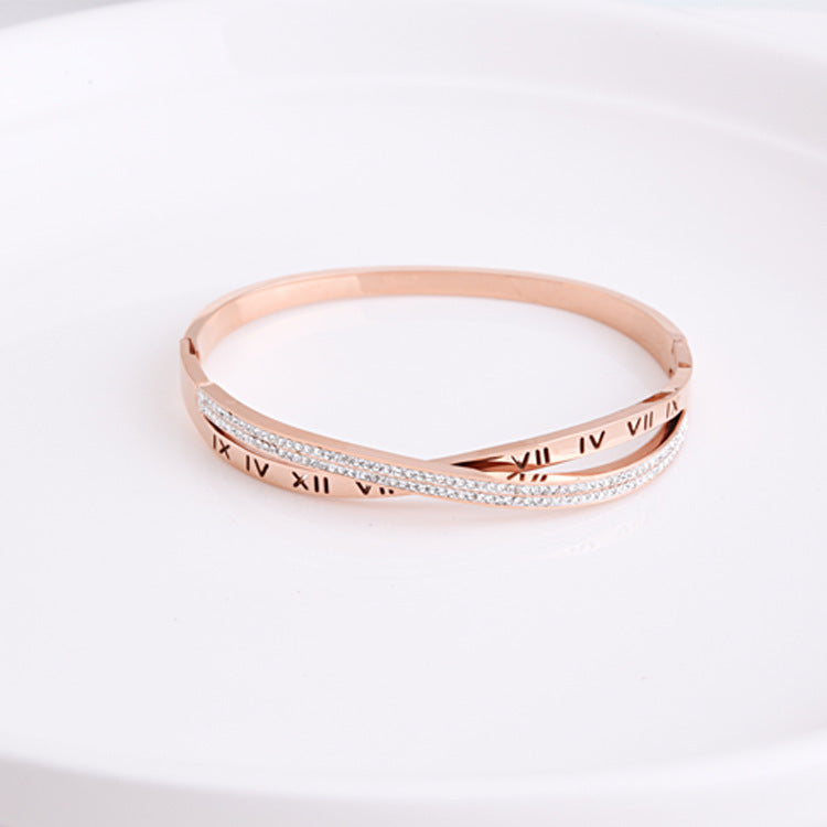 Noxypera Titanium Steel Diamond Bracelet