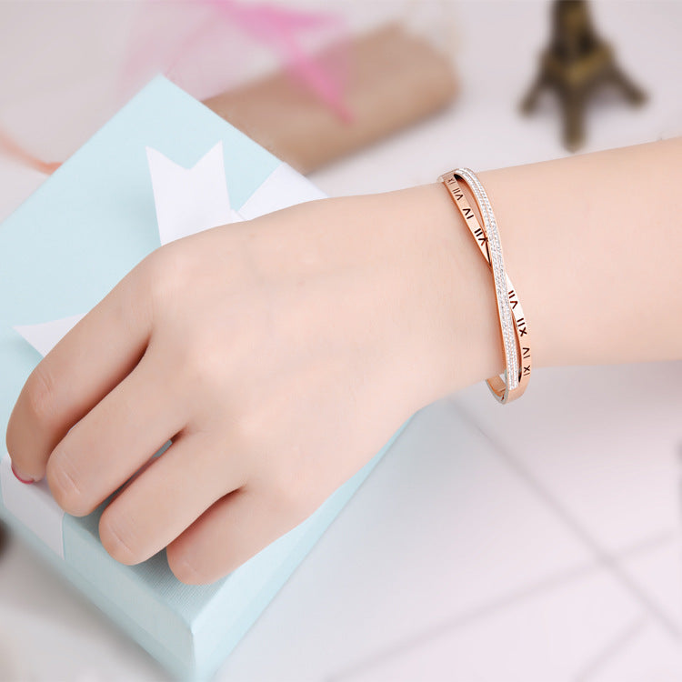 Noxypera Titanium Steel Diamond Bracelet