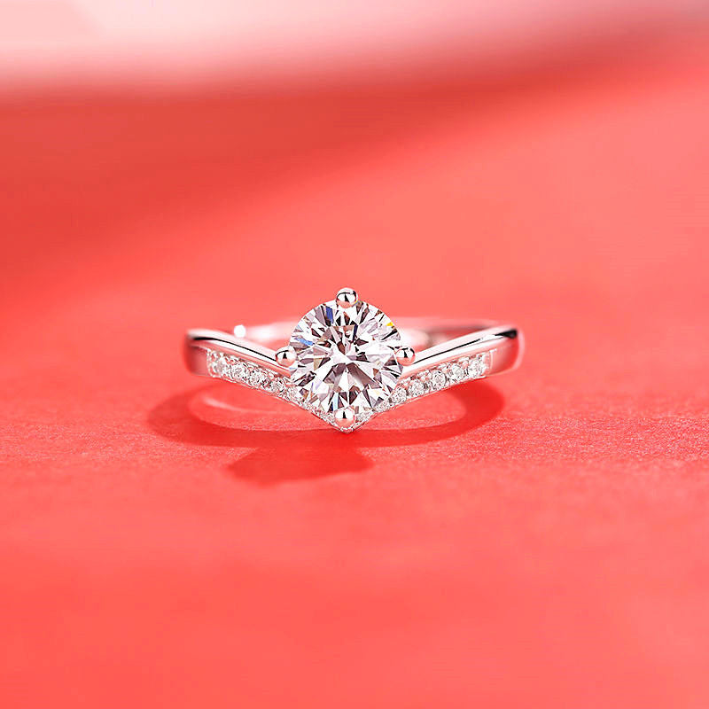 Noxypera Imitation Moissan Diamond Ring