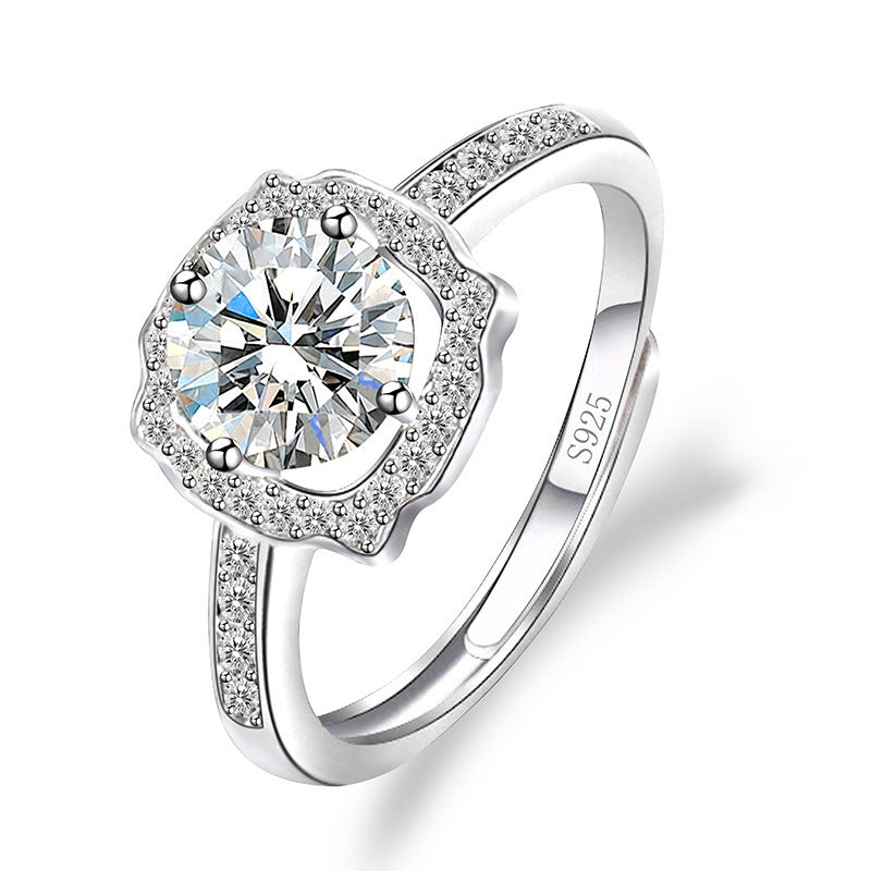 Noxypera Imitation Moissan Diamond Ring