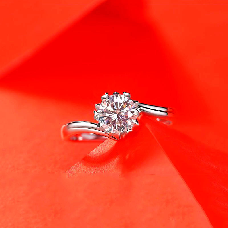 Noxypera Imitation Moissan Diamond Ring