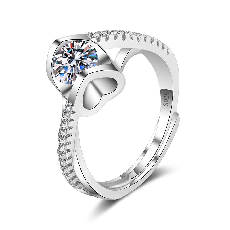 Noxypera Imitation Moissan Diamond Ring