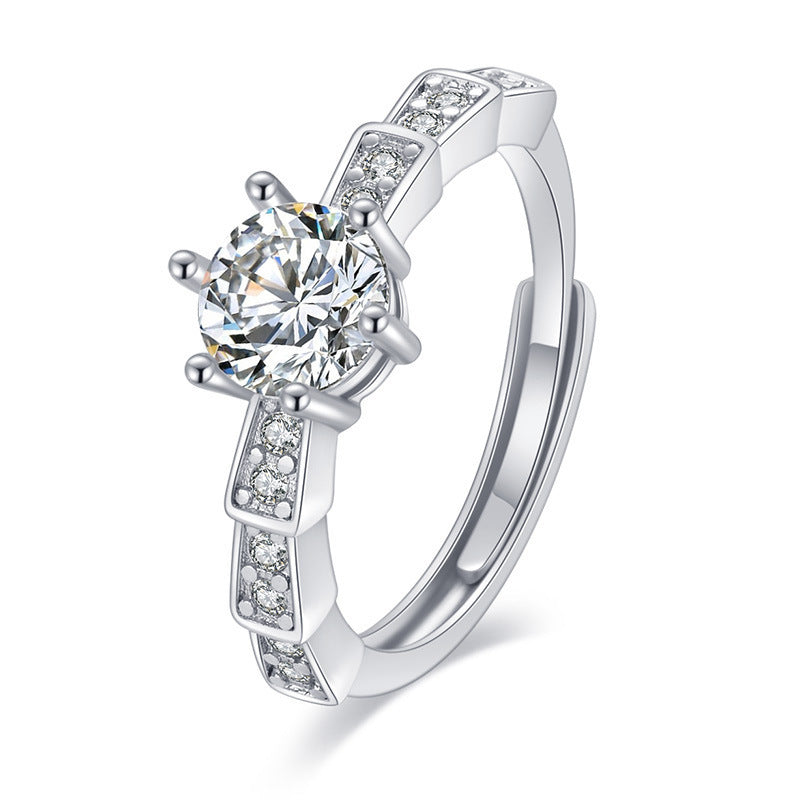 Noxypera Imitation Moissan Diamond Ring