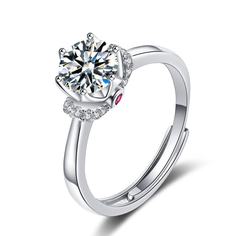 Noxypera Imitation Moissan Diamond Ring