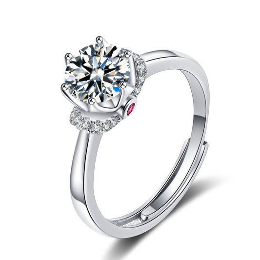 Noxypera Imitation Moissan Diamond Ring