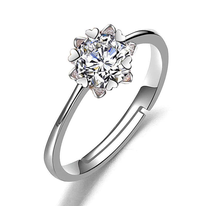 Noxypera Imitation Moissan Diamond Ring