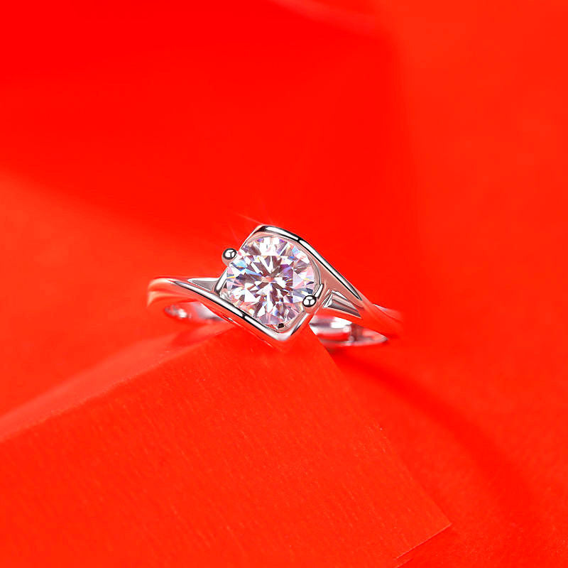 Noxypera Imitation Moissan Diamond Ring
