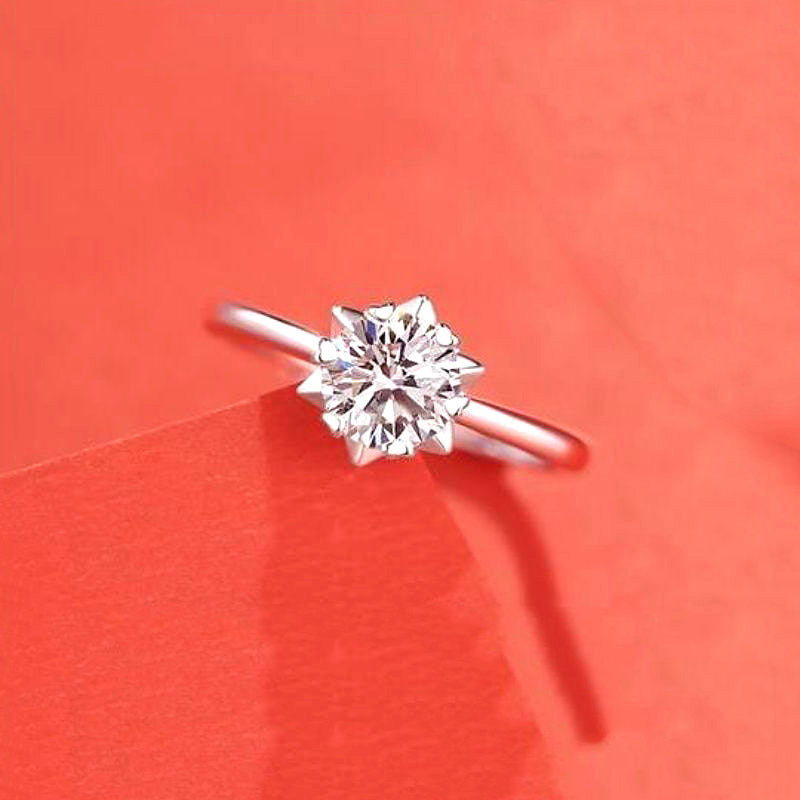Noxypera Imitation Moissan Diamond Ring