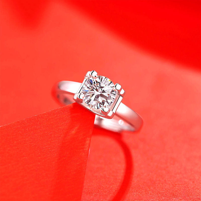 Noxypera Imitation Moissan Diamond Ring