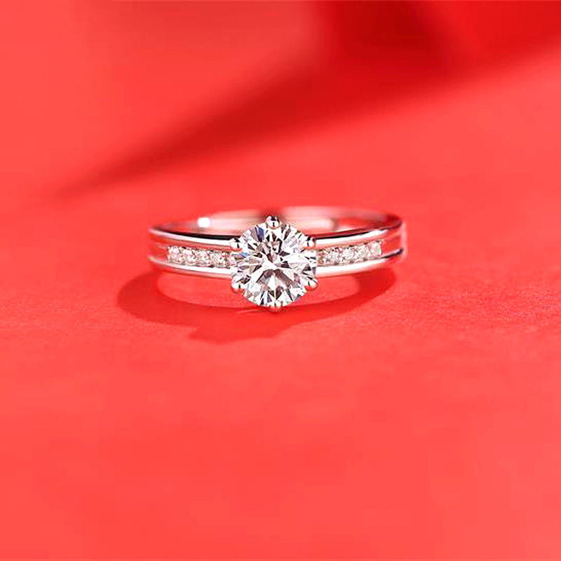 Noxypera Imitation Moissan Diamond Ring