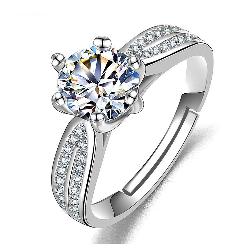Noxypera Imitation Moissan Diamond Ring