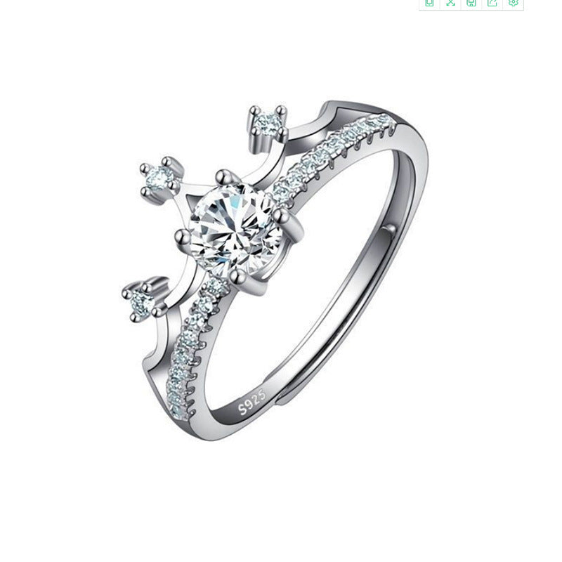 Noxypera Imitation Moissan Diamond Ring