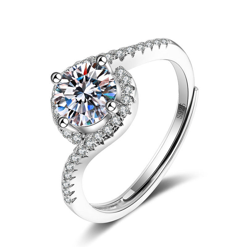 Noxypera Imitation Moissan Diamond Ring