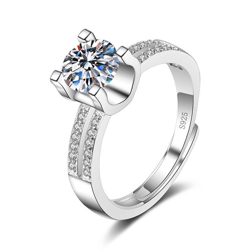 Noxypera Imitation Moissan Diamond Ring
