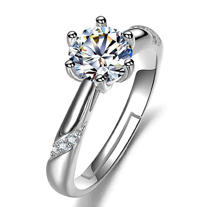Noxypera Imitation Moissan Diamond Ring