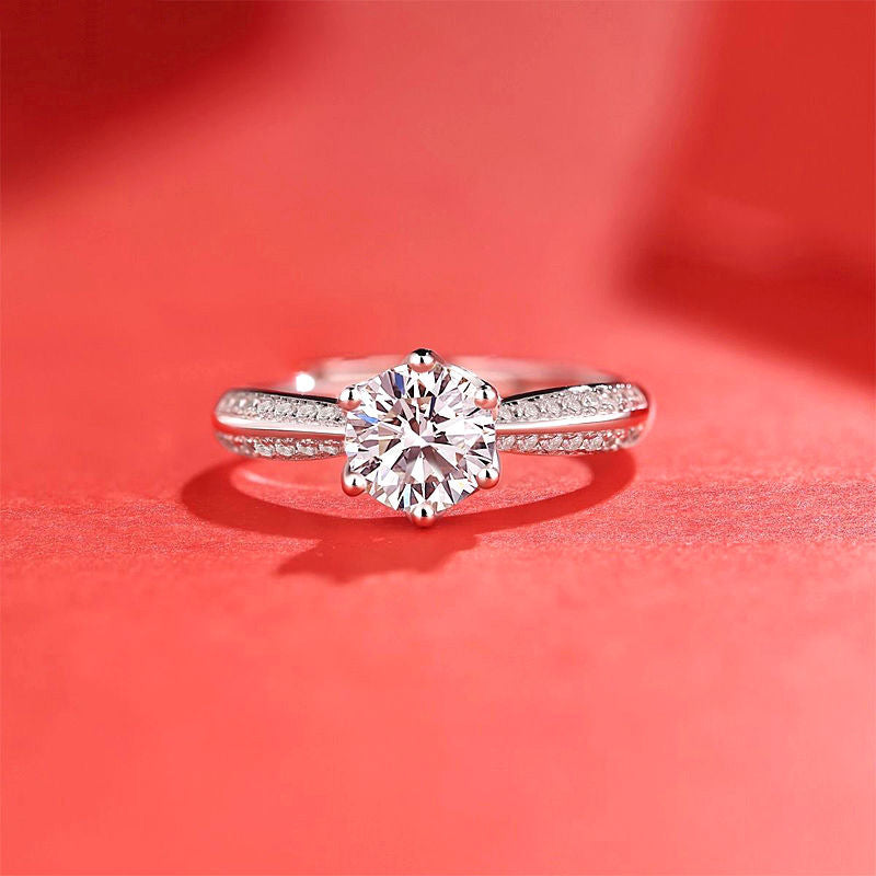 Noxypera Imitation Moissan Diamond Ring