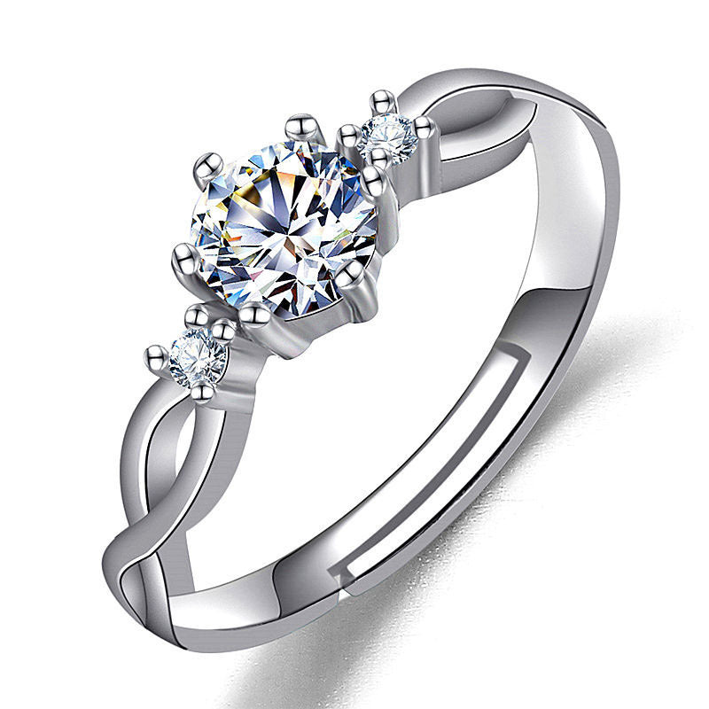 Noxypera Imitation Moissan Diamond Ring