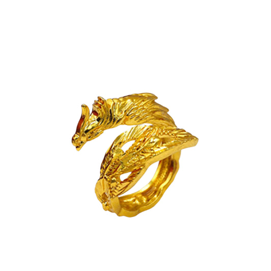 Noxypera Dragon And Phoenix Ring