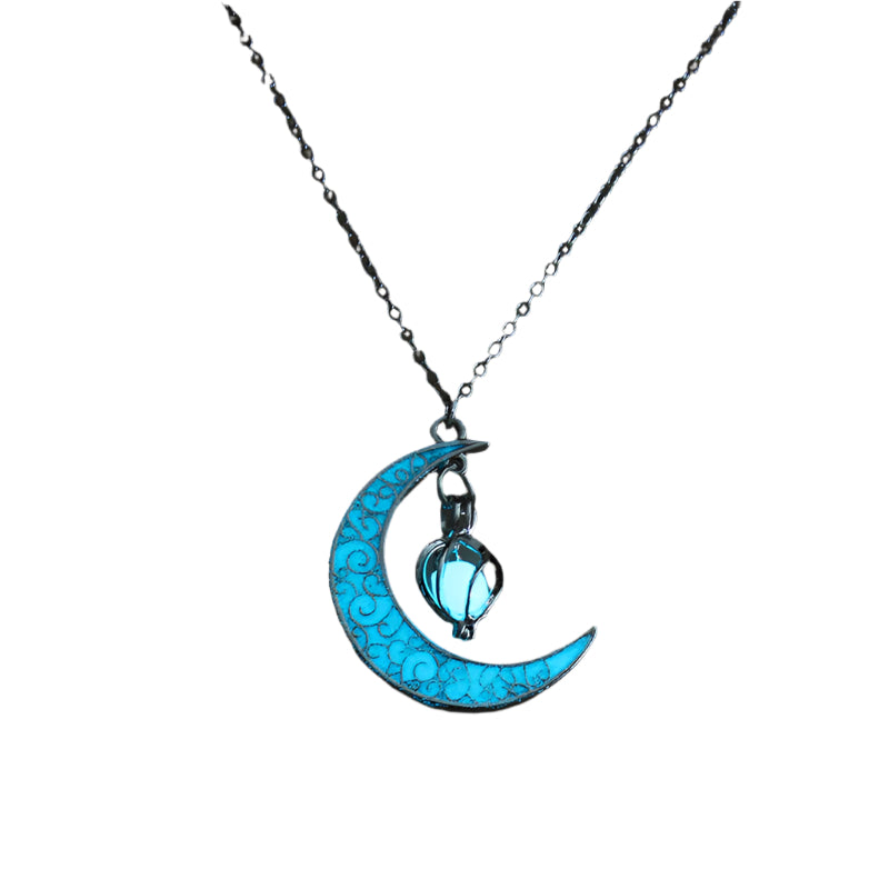 Noxypera Glowing Silver Plated Chain Necklaces