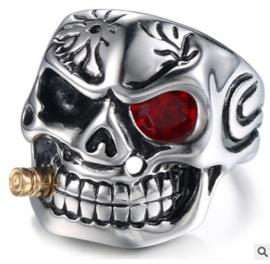 Noxypera Skull Steel Ring
