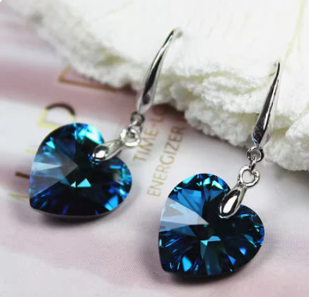 Noxypera 925 Pure Silver Love Earrings