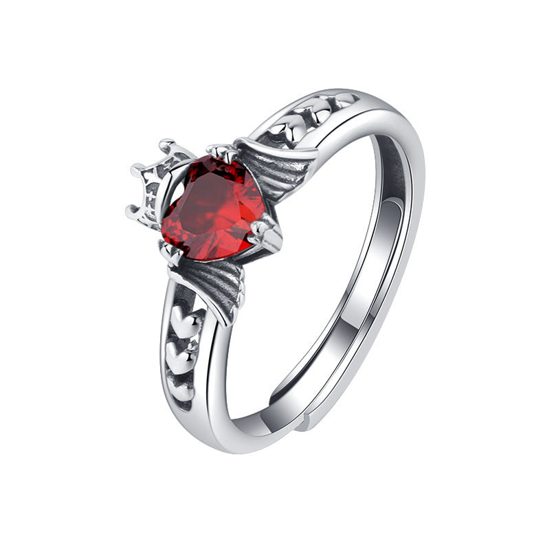 Noxypera S925 Silver Ruby Ring