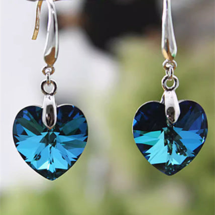 Noxypera 925 Pure Silver Love Earrings