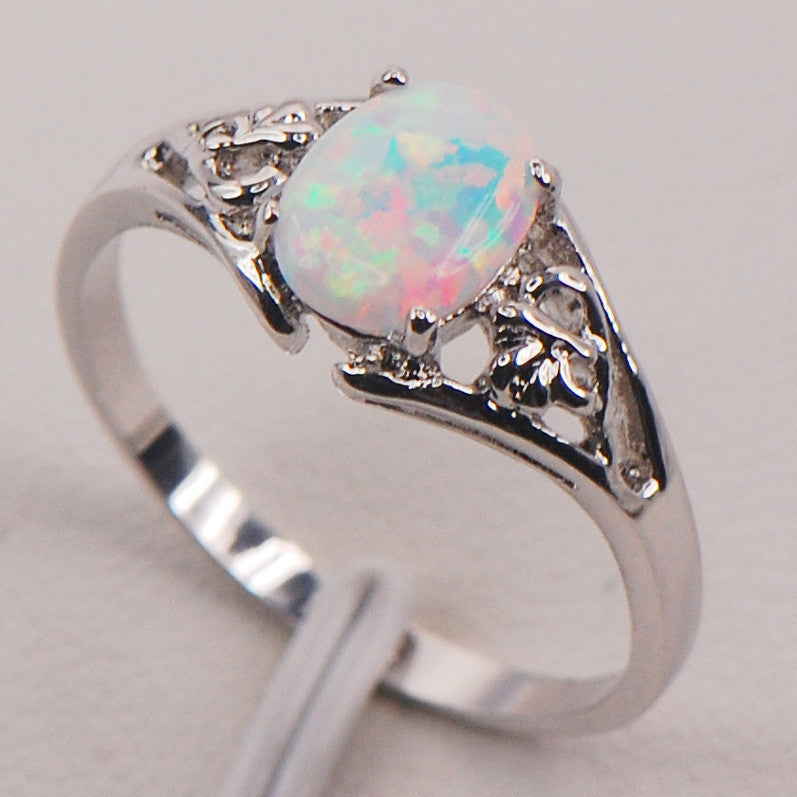 Noxypera Seven Colored Gems Silver Ring