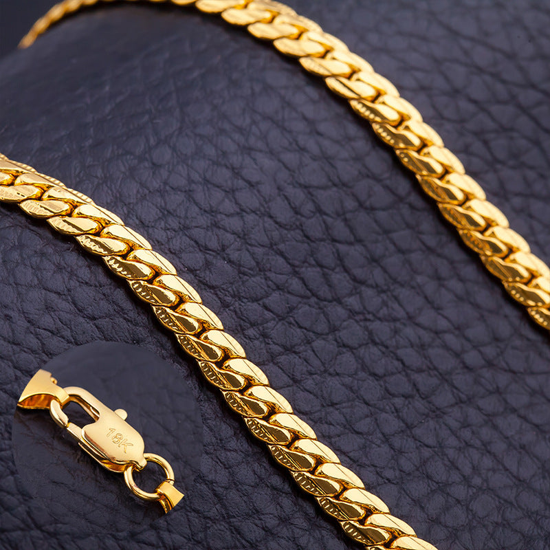 Noxypera 18K Plated 5MM Full Side Necklace