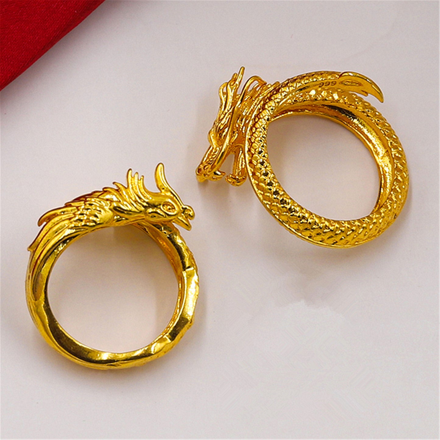 Noxypera Dragon And Phoenix Ring