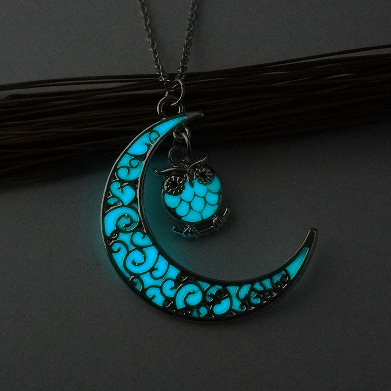 Noxypera Glowing Silver Plated Chain Necklaces
