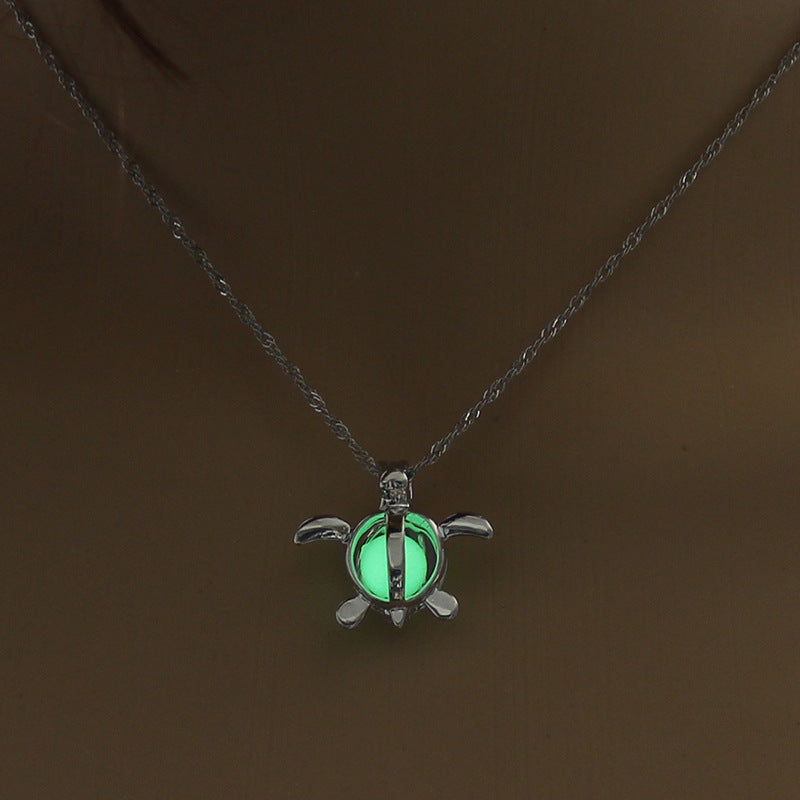 Noxypera Moon Natural Glowing Luminous Healing Stone Necklace