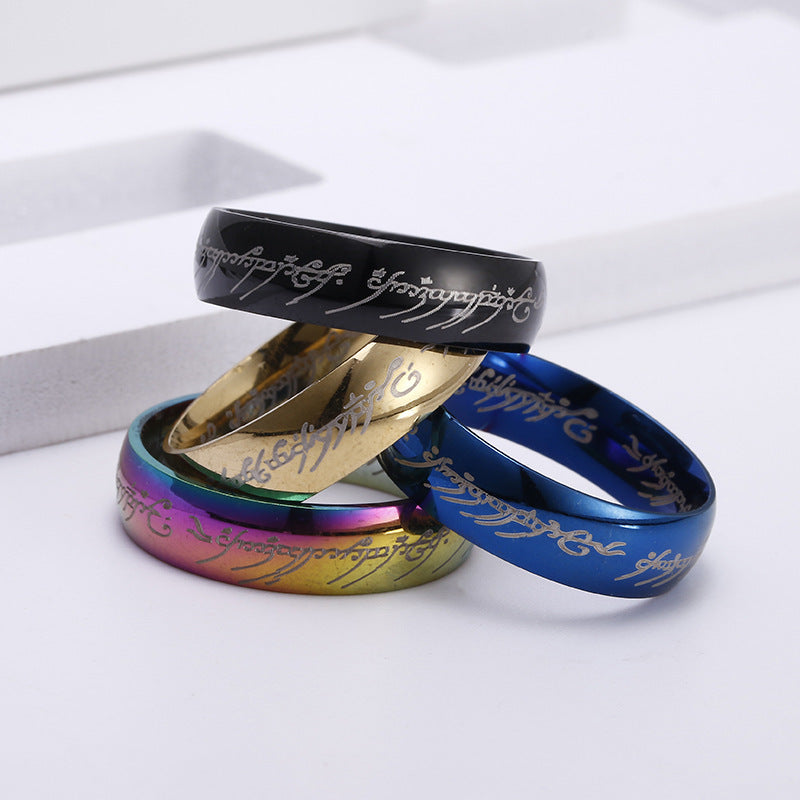Noxypera Titanium Steel Men's Ring
