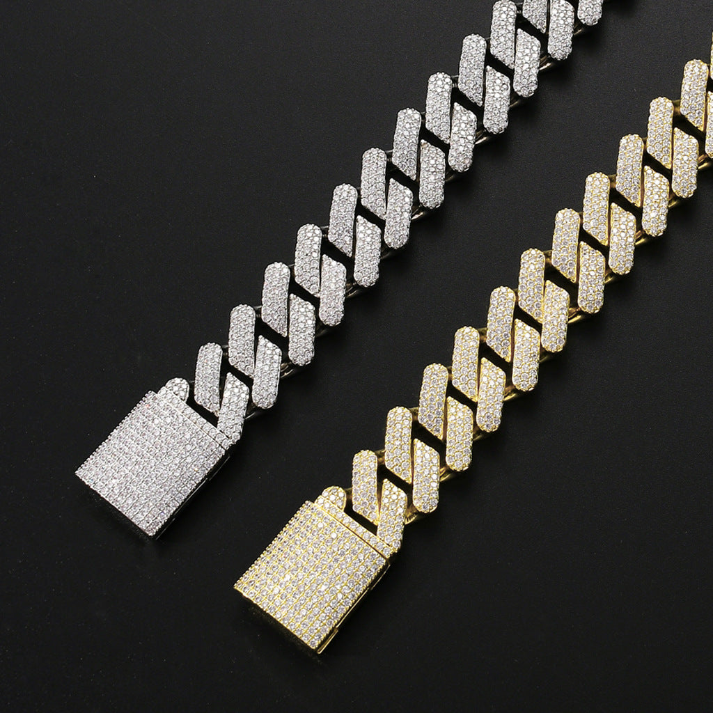 Noxypera Zircon Hip Hop Necklace