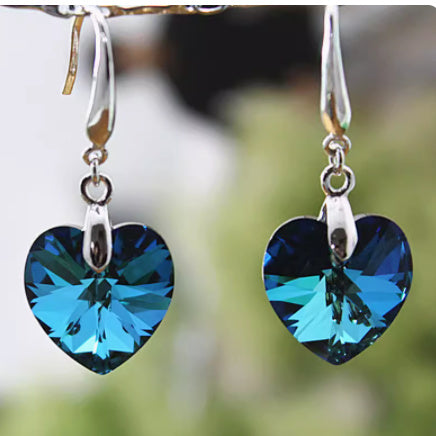 Noxypera 925 Pure Silver Love Earrings