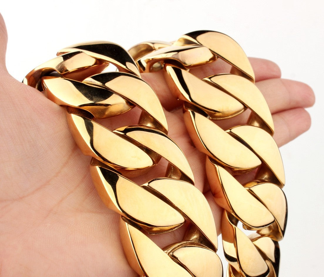 Noxypera Titanium Steel Vacuum Plating Men's Necklace