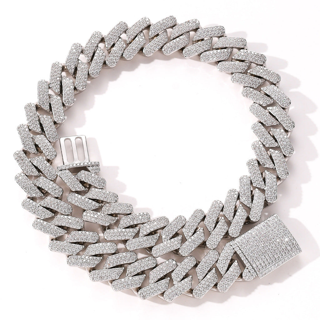 Noxypera Zircon Hip Hop Necklace