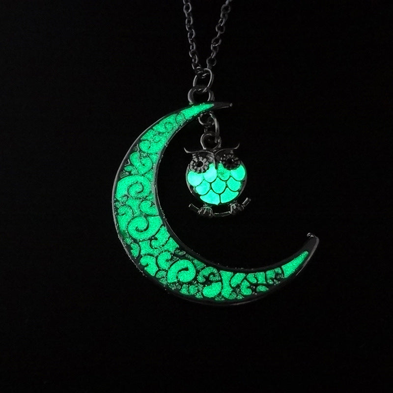 Noxypera Glowing Silver Plated Chain Necklaces