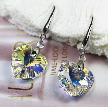 Noxypera 925 Pure Silver Love Earrings