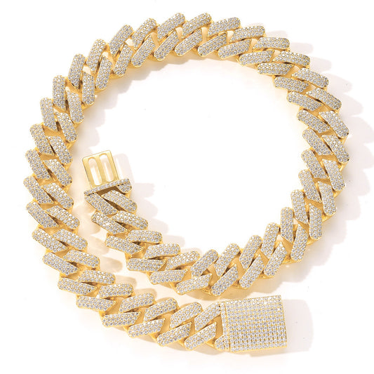 Noxypera Zircon Hip Hop Necklace